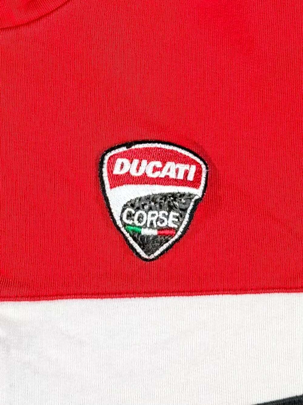 Ducati Corse Men's Color-Blocked Quarter-Zip Pullover Sweatshirt - Picture 2 of 9